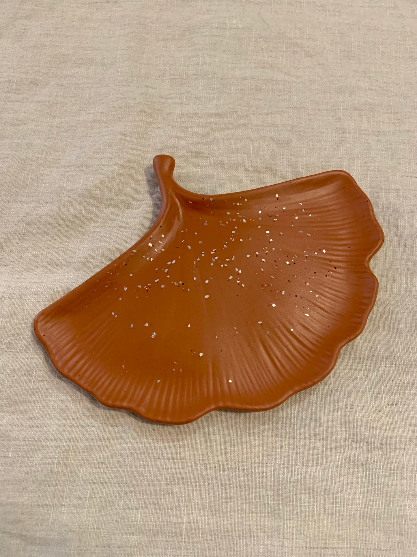 Feuille de Ginkgo nacrée