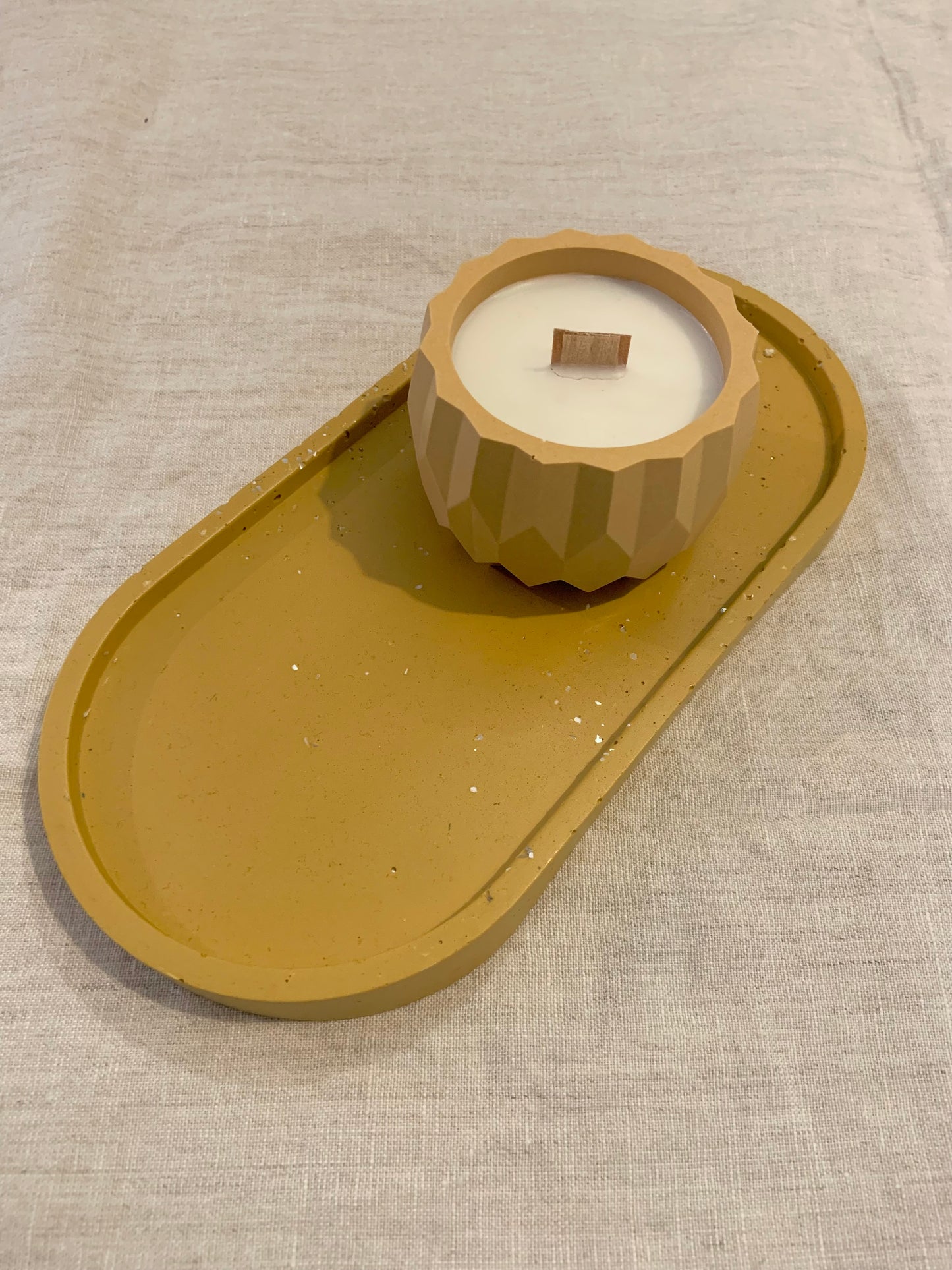 Vide poche ovale nacré