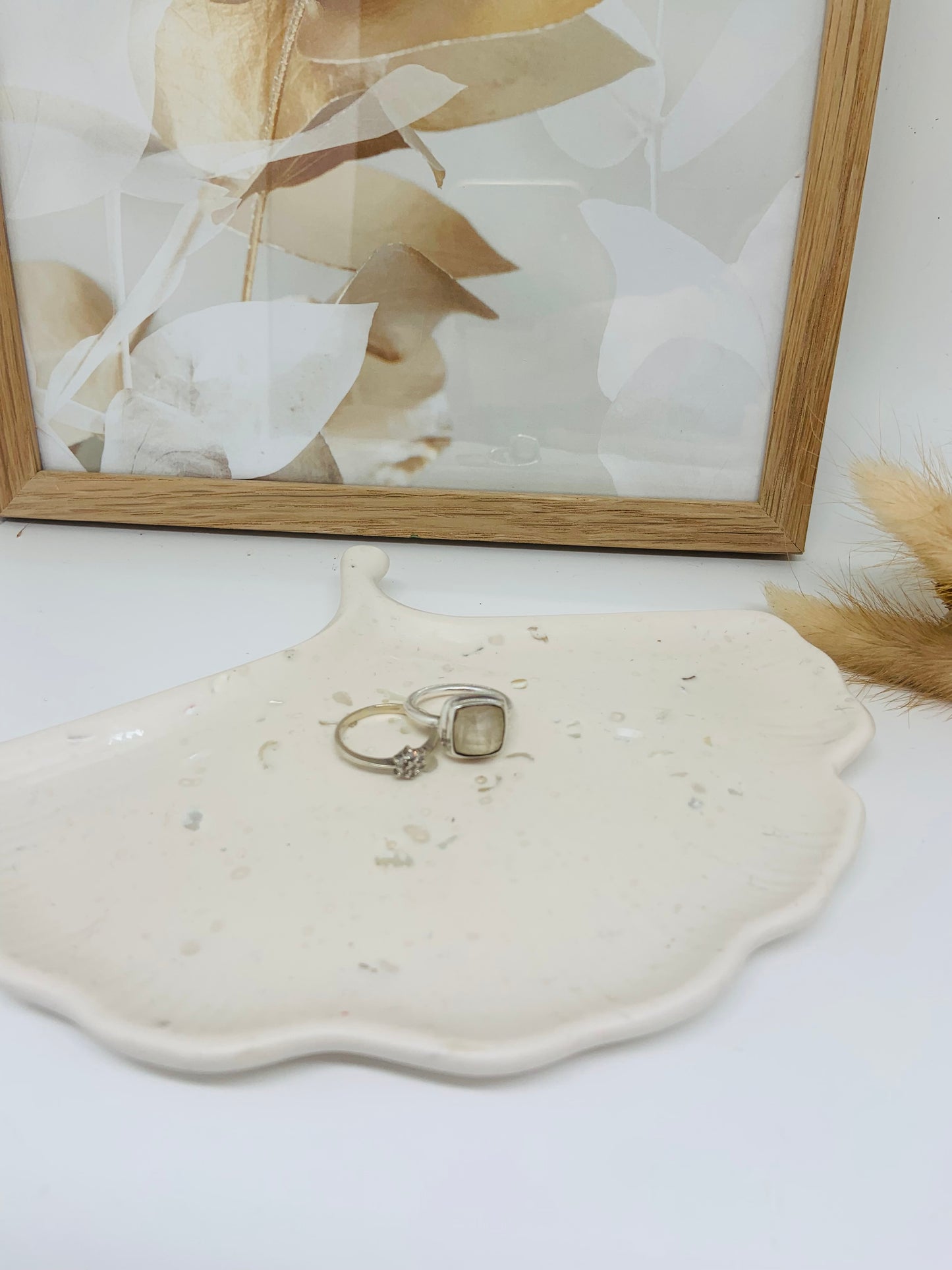 Feuille de Ginkgo nacrée