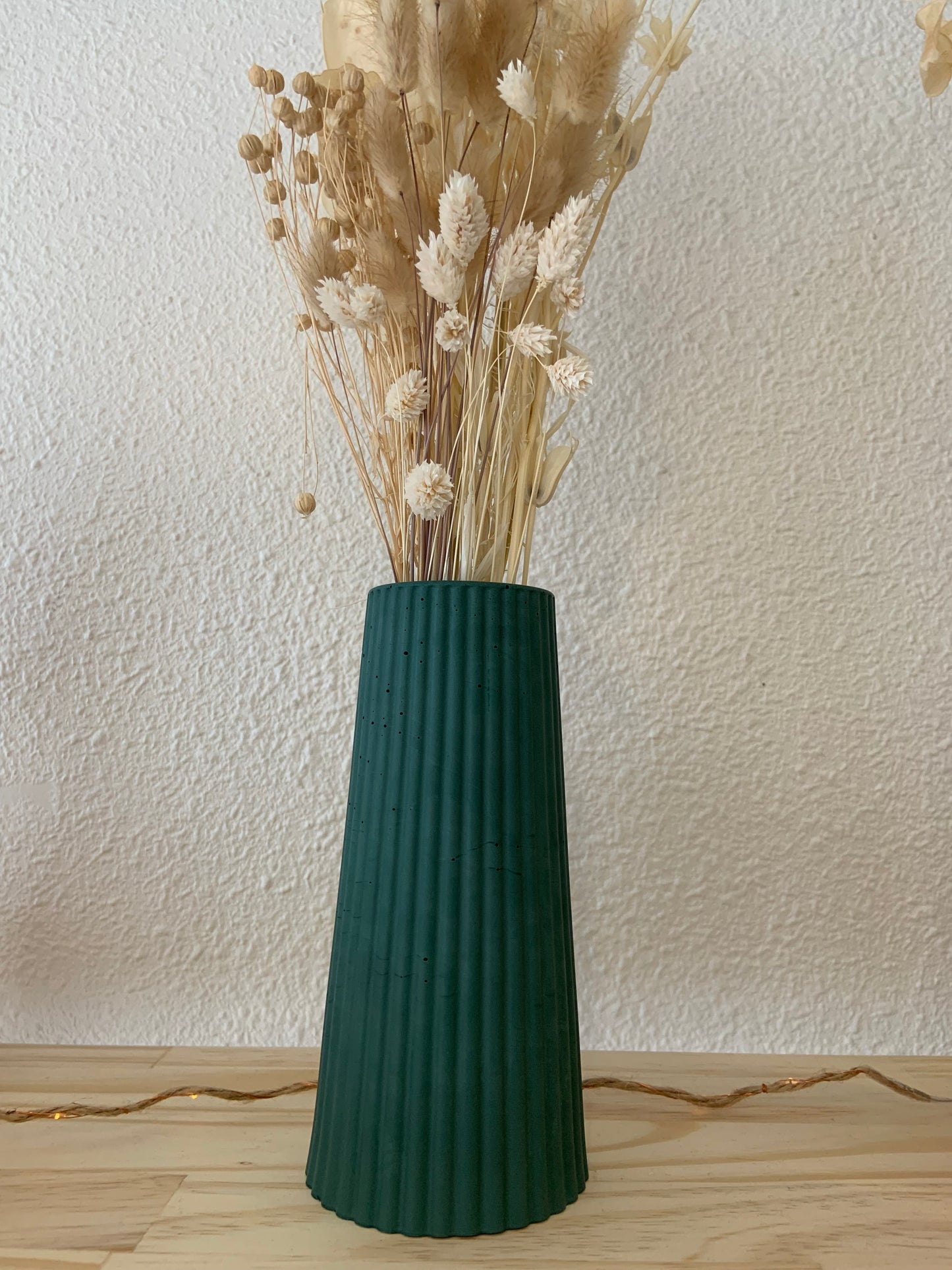 Grand vase strié