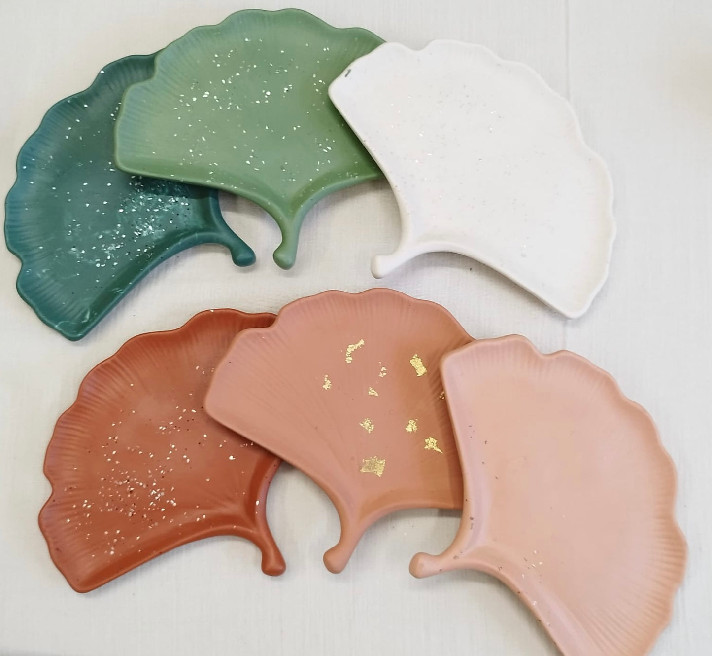 Feuille de Ginkgo nacrée